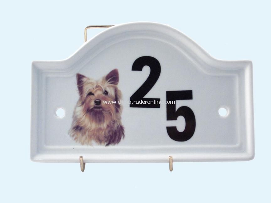 Pet Door Plaque from China