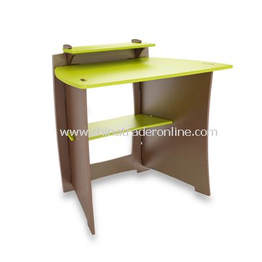 Pistachio Desk with PDA Shelf