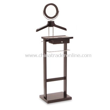 Valet Stand with Mirror and Drawer from China