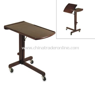 Antique Walnut Adjustable Laptop Desk from China