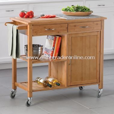 Bamboo Kitchen Island