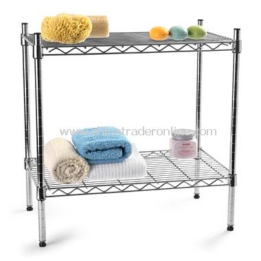 Chrome Two-Shelf Stacker from China