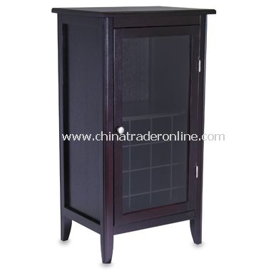 Espresso Finished 16 Bottle Wine Cabinet from China