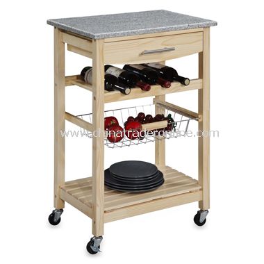 Granite Natural Kitchen Cart