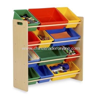 Honey-Can-Do Kids Toy Organizer and Storage Bins - Natural