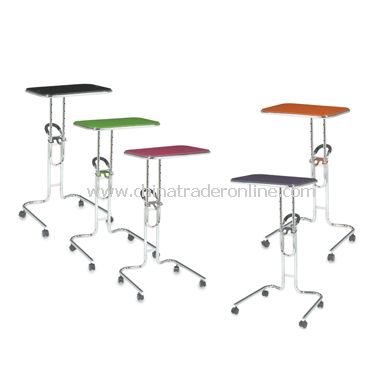 Lucent Mobile Laptop Cart with Glass Top from China