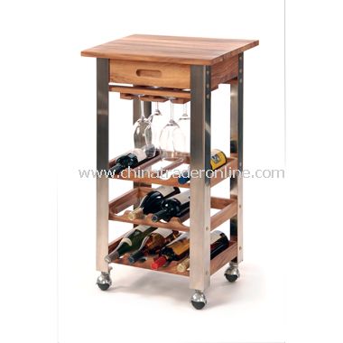 Oenophilia Kitchen Wine Trolley