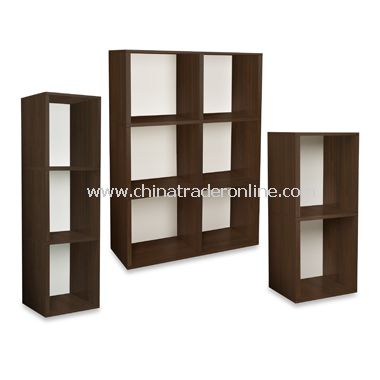 Way Basics Eco Friendly Tool-Free Bookcase and Storage - Espresso