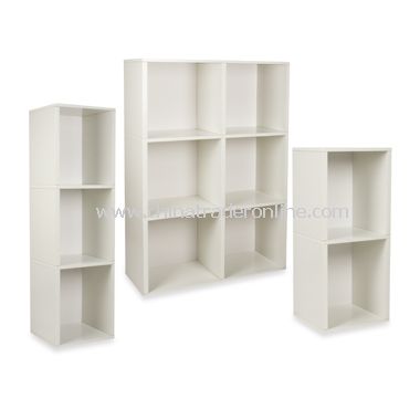 Way Basics Eco Friendly Tool-Free Bookcase and Storage - White