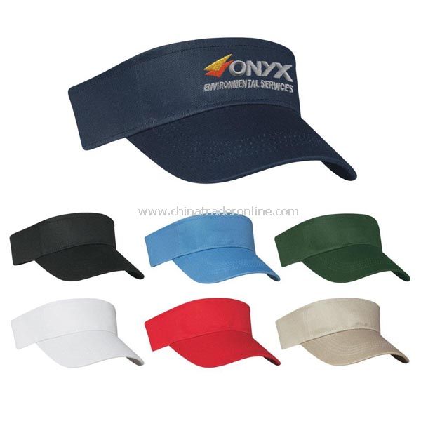 Cotton Twill Visor - Embroidered