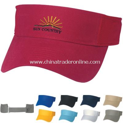 Dry Mesh Back Visor - Embroidered from China