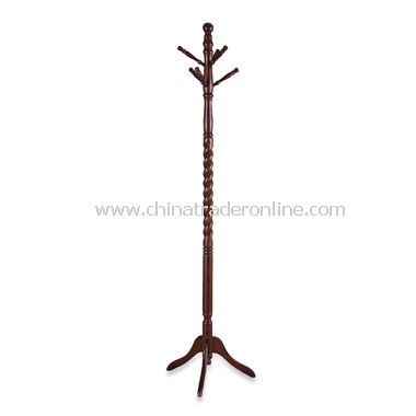 Heirloom Cherry Finish Coat Rack from China