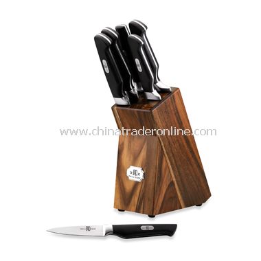 Paula Deen 7-Piece Knife Set with Wood Block