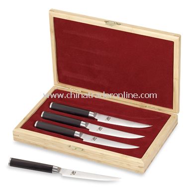 Shun Classic Steak Knife Set (Set of 4) from China