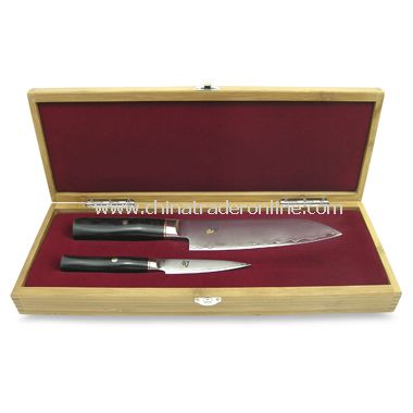 Shun Elite 2-Piece Asian Flat Knife Set
