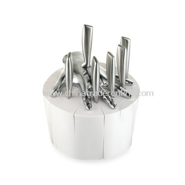 Steak Knife Set - White