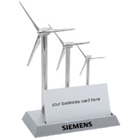 Wind Turbine Business Card Holder