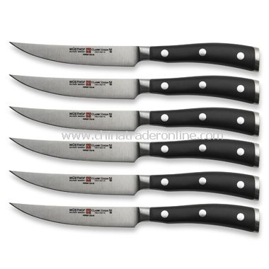 Wusthof Classic Ikon 6-Piece Steak Knife Set from China