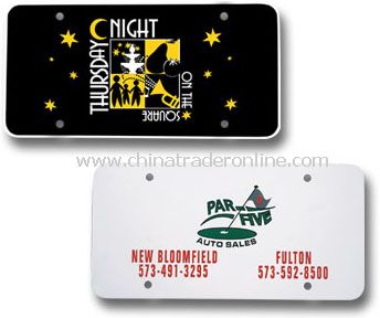 License Plate Insert