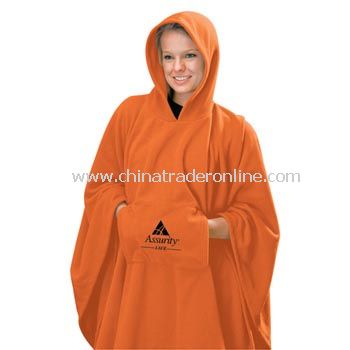 Polar Fleece Poncho from China