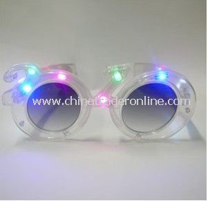 Flashing Lights Glasses
