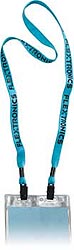 2 Bulldog Clip Badge Lanyard