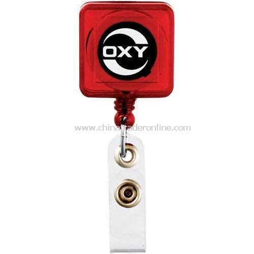 Block Retractable Badge Holder