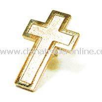 Cross Pin - Gold from China