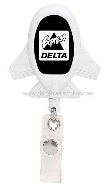 Jumbo Jet Retractable Badge Holder