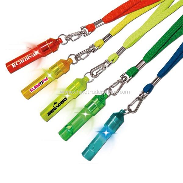 Light Up Lanyard Whistle