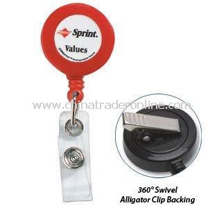 Retractable Badge Reel With Swivel Alligator