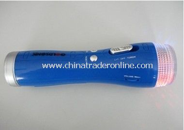 Flashlight with Radio from China