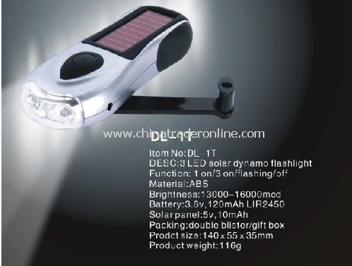 Solar Cranking Torch/Solar Gifts from China