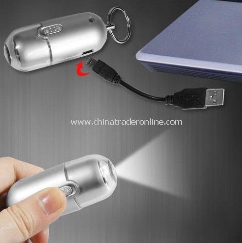 USB Rechargeable Flashlight from China