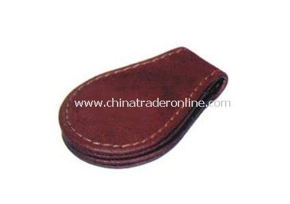 Money Clip, Made Of Leather, Suitable For Gift And Promotional Purposes from China