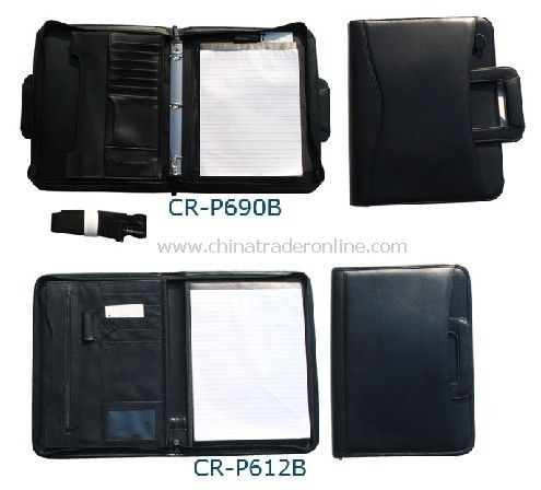 Zip Portfolios/Padfolios with Flexible Handles from China