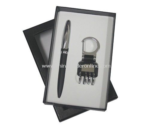 Ball Pen, Keychain Set