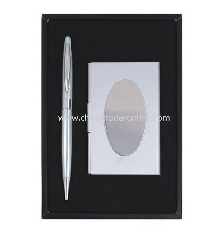 Gift Set Ball Pen and Name Card Holder