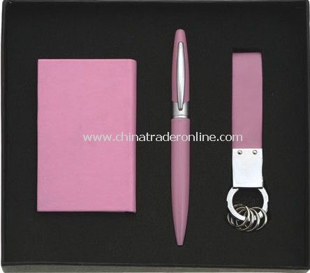 Gift Set Pen With Card Holder With Key Ring from China