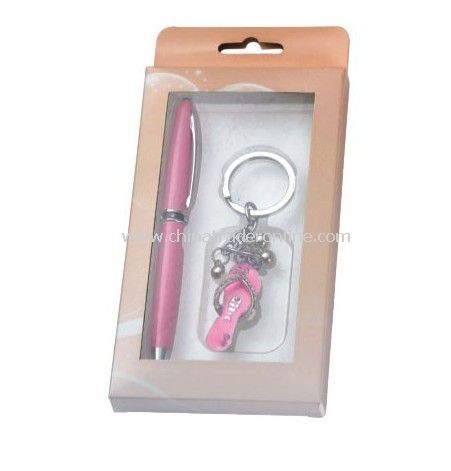 Gift Set Pen with Keyring