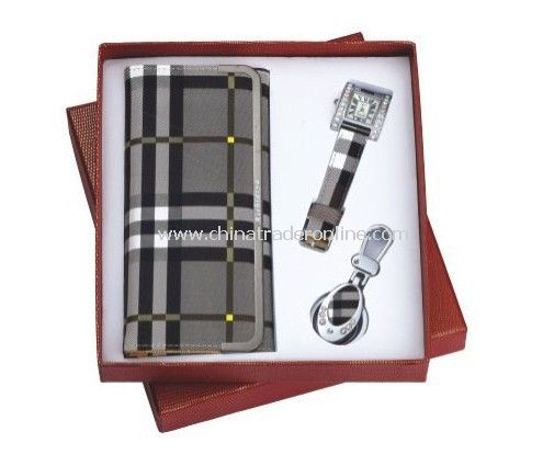 Gift Set Wallet,Watch,Keychain from China