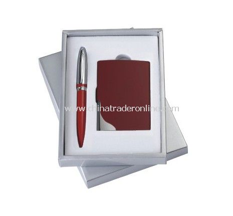 Gift Set With Name Card Holder, Ball Pen from China