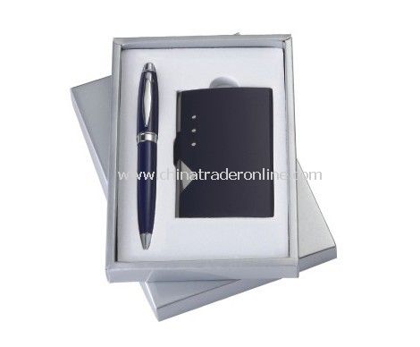 Gift Set With Name Card Holder, Ball Pen from China