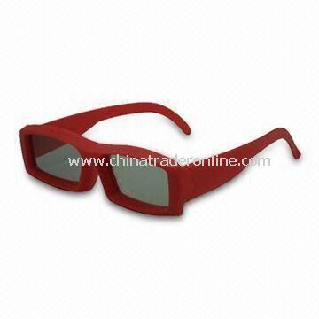 Circular 3D Glasses, with 99.7% Polarized Efficiency, Made of ABS Material from China