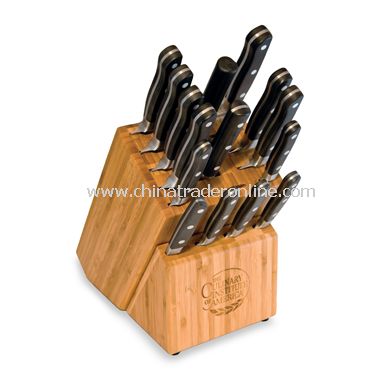 16-Piece Cutlery Knife Block Set from China