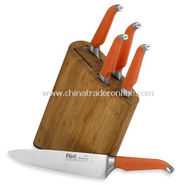 6-Piece Knife Set with Bamboo Block from China