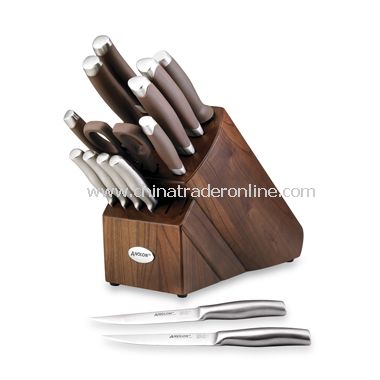 Advanced Bronze 15-Piece Knife Block Set