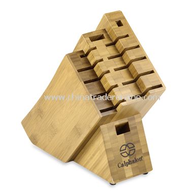 Calphalon Katana 13-Slot Bamboo Knife Block from China