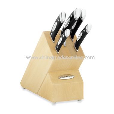 Classic 6-Piece Knife Block Cutlery Set from China