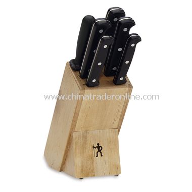 Henckels International Fine Edge Pro 7-Piece Knife Block Set from China